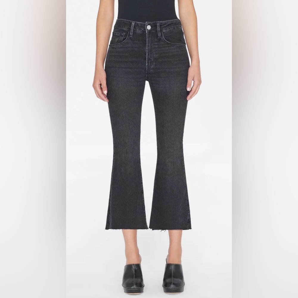 FRAME Le High Flare Dark Wash Jeans Size 29 Premium Denim